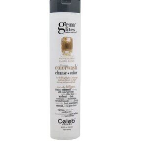 Celeb Luxury Gem Lites Colorwash Cleanse + Color in Cognac Quartz/Caramel Brown